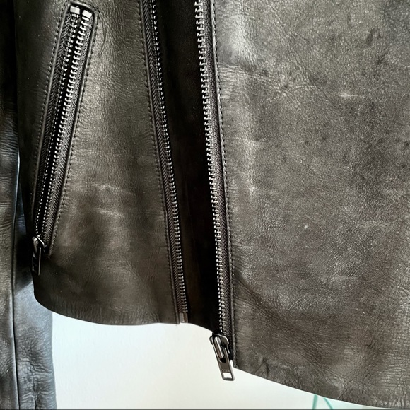 H&M TREND label Leather biker jacket - Picture 7 of 14